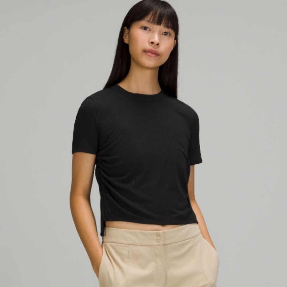 🍋Lululemon Side Cinch Ribbed T-Shirt